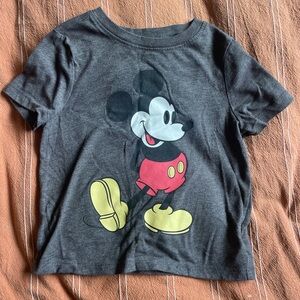 3/$10 Old Navy Charcoal Mickey Mouse Kids T-Shirt